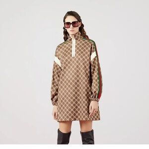 Gucci Interlocking G Technical Jersey Dress